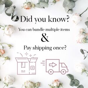 Bundle and save on shipping!
